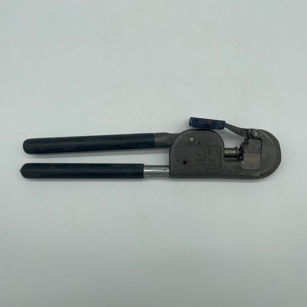 Cable Pro CP Compression Tool Coaxial Cable Crimper Made in USA Patent 5392508